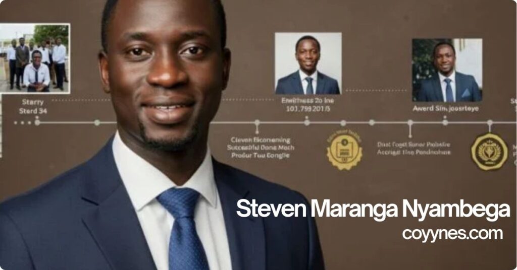 Steven Maranga Nyambega: A Visionary Leader Steven Maranga Nyambega